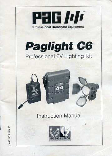Paglight professional 6v - c6,