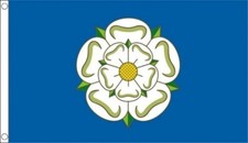YORKSHIRE FLAG 5' x 3' White