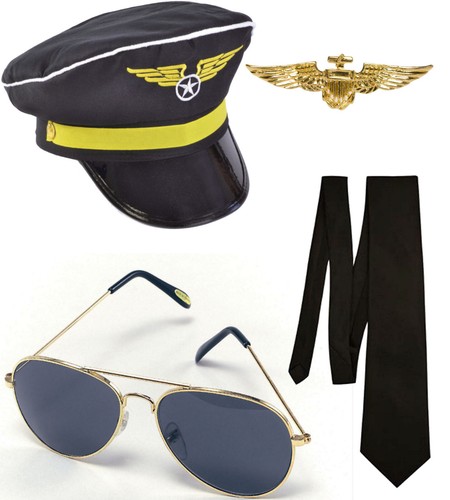 Captain pilot fancy dress - pilot,