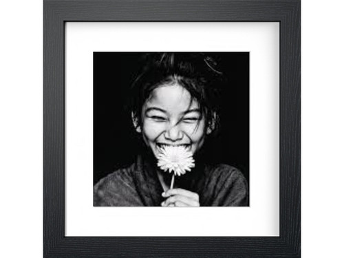 Square photo frames - square, white