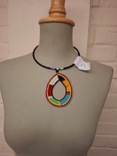 African Maasai/Zulu Beaded Necklace.Tribal adjustable Neck Piece. Women Necklace