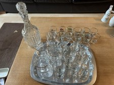 Assortment Of Glasses And Decanter