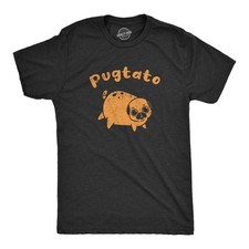 Mens Pugtato T Shirt Funny