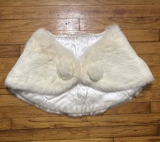 Vintage 60s Ivory White Rabbit