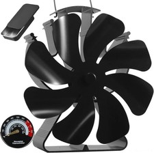 VODA Wood Stove Fan Heat