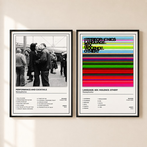 Stereophonics print poster - stereophonics,