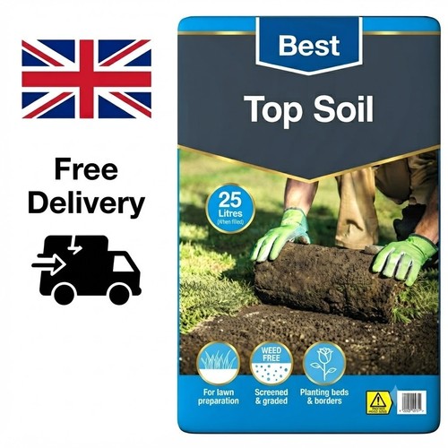 Top soil 25l weed free - soil,