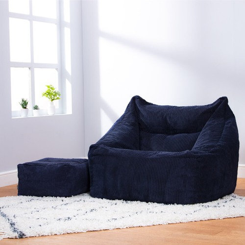 Cord armchair bean - bean, chair