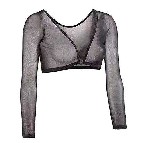 Women mesh see - women's, crop