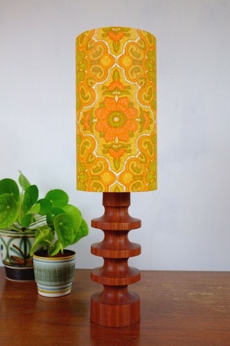 Original 70s paper lampshade - 70s,