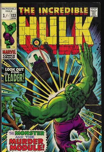 Incredible hulk 123 - hulk, (1968)