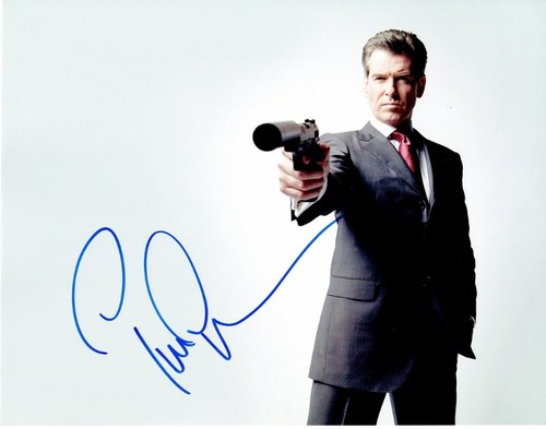Pierce brosnan hand signed - brosnan,