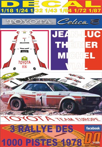 Decal toyota celica ra21 l - toyota,