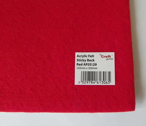 Sticky back acrylic felt - acrylic, x