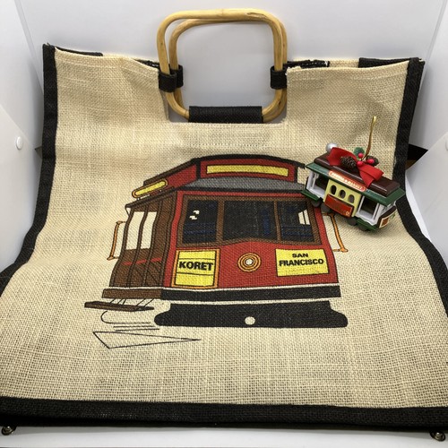 San francisco trolley car tote - trolley,