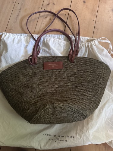 Sezane justine raffia bag - justine,