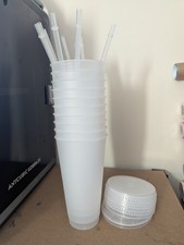  10 x reusable 24oz plastic