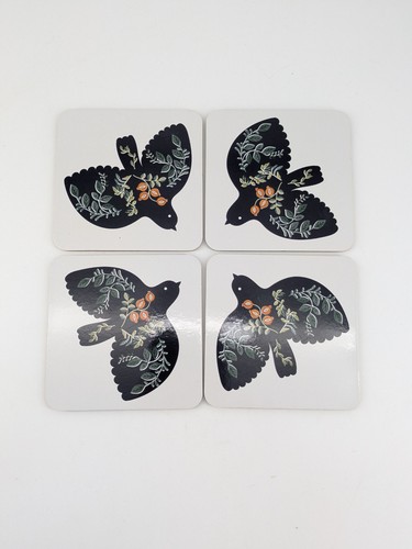 Set bird cork backed - 4,