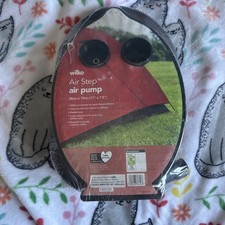 Wilko Air Step Pump 28 x 19cm Inflate And Deflate 3 Valve Adaptors