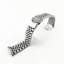 Jubilee 22mm Curved End Watch