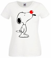 Ladies Snoopy the Dog Red Nose