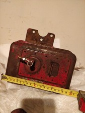  VINTAGE FUEL TANK approx 1/2 Gallon Stationary engine etc/Tap stuck/RESTORABLE 