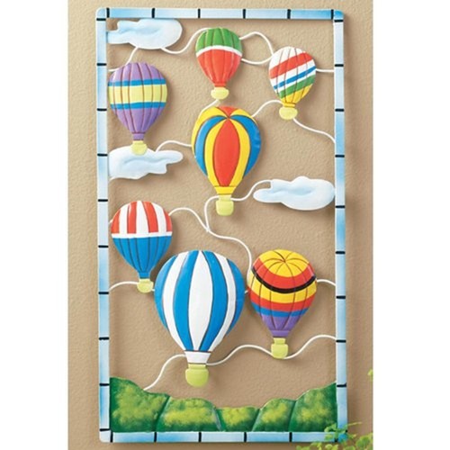 Hot air balloon - hot, wall