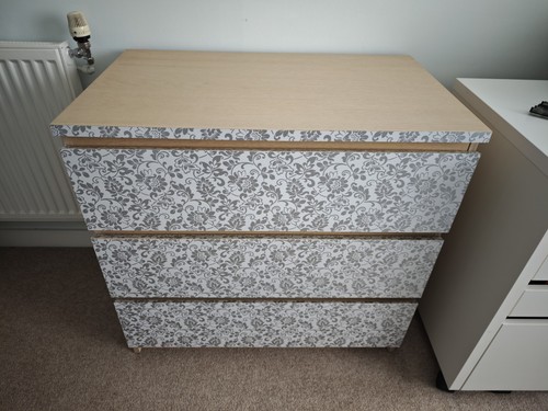 Ikea drawers chest 80cm - 3-drawers,