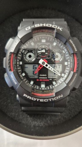 Casio 100 1a1er shock - ga-100-1a1er, g-shock