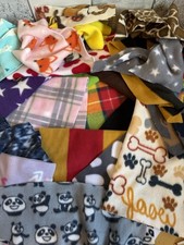 1 kg Mixed polar fleece pieces
