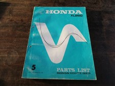 Honda XL250 XL 250 1977 parts