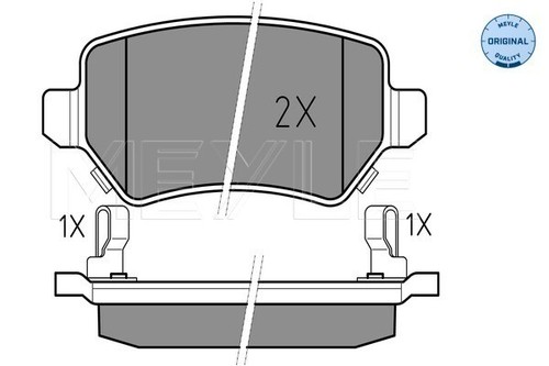 Brake pad set disc - pad,