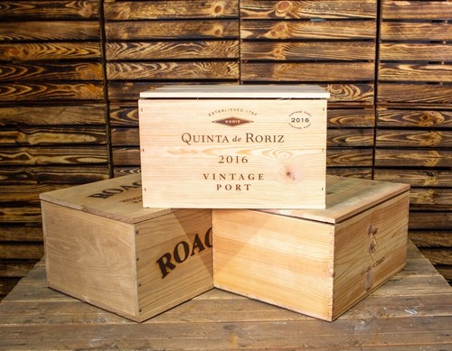 Wooden wine box crate with - wooden,