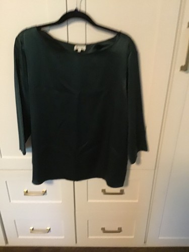 Lilysilk blouse deep green - lilysilk,