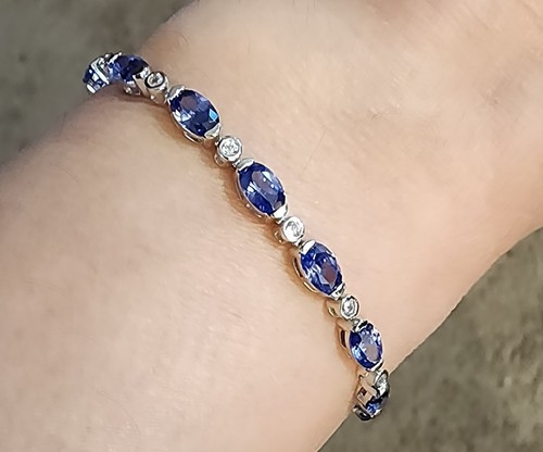 Tanzanite white cubic - tanzanite,