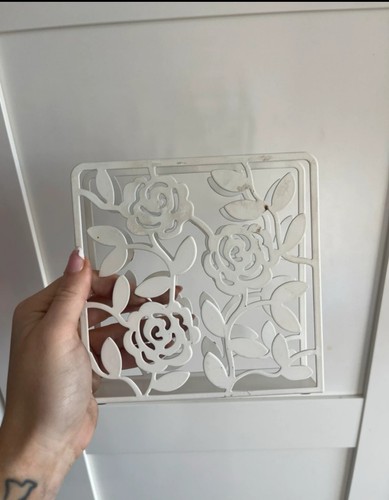 Ikea metal floral napkin - floral,