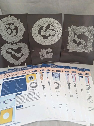 Joblot tattered lace - of,