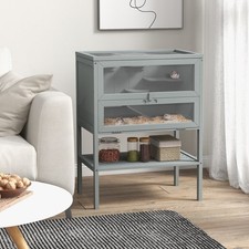 Wooden Hamster Cage w/ Shelf