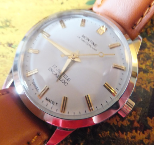Silver dial montine - dial,