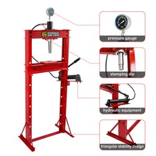 Shop Press with Gauge 20 Ton