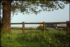 Orig K'CHROME 35mm Rail Slide: Class 55: DELTIC: 55018 BALLYMOSS: NABURN: 1981