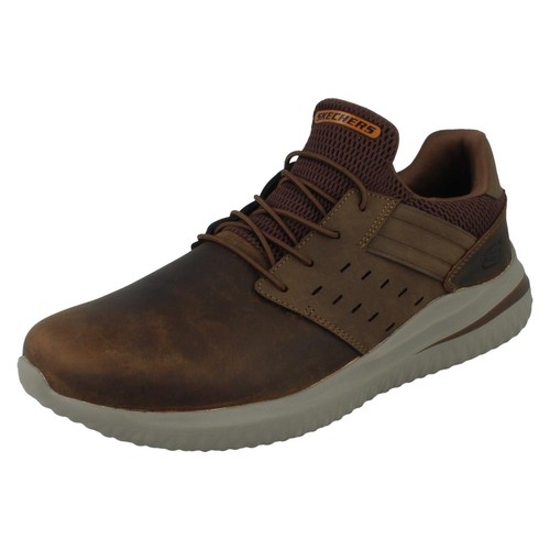Mens skechers leather slip - skechers, on