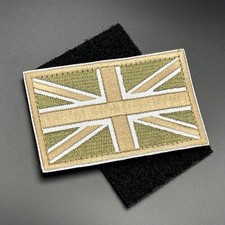 Green Union Jack Patch Subdued