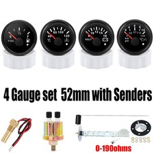 52mm 4 Gauge Set Fuel