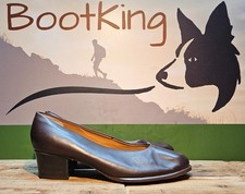 Black Female Court Shoes UK 6