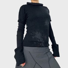 Cop Copine Bi-Material Long Sleeve Top - M