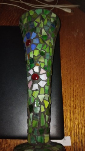 Floral trumpet mosaic tile - floral,