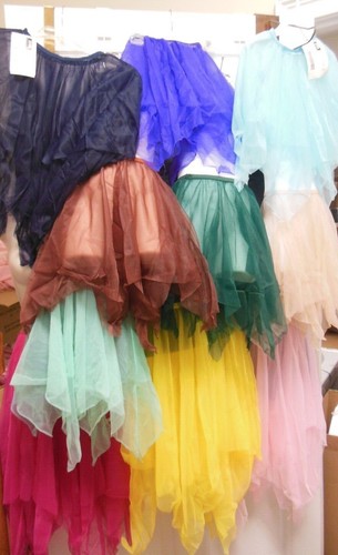 Chiffon layer pointed hem - chiffon, 2