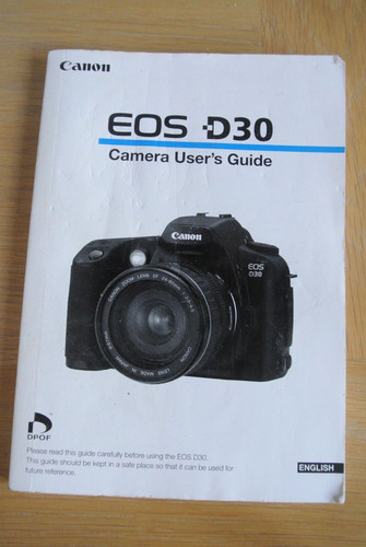 Canon eos d30 - canon, user