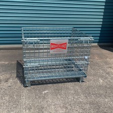 USED Collapsible Pallet Cage Stillages, 500KG Capacity, Now £80+VAT